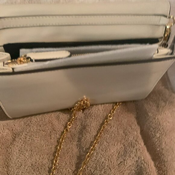 Leather Medium White Crossbody Bag - Picture 2 of 4